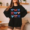 Simply Sage Market Women's Graphic Sweatshirt Patriotic Coquette Bow Chart - 2 of 3