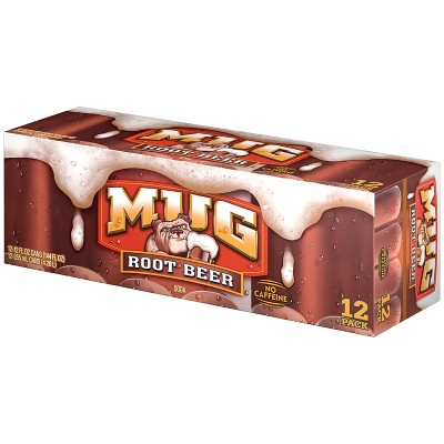Mug Root Beer Caffeine Free Soda - 12pk/12 fl oz Cans