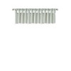 Lightweight Faux Silk Valance With Beads Blush 50x26" - 3 of 4