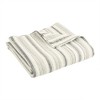 Rochelle Stripe Grey Quilted Throw  - Levtex Home - 4 of 4
