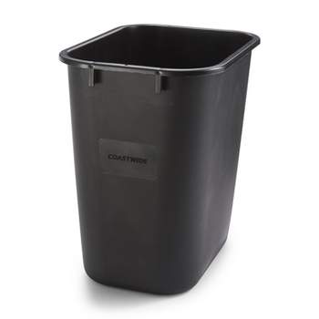COASTWIDE Indoor Can W/out Lid Blk Soft Plastic 3.5 Gal CW56428