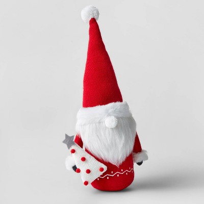 14.5" Fabric Gnome with White Tree Decorative Figurine - Wondershop™