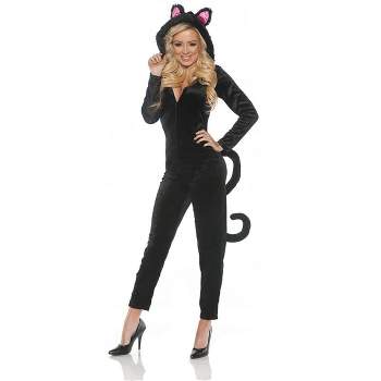 Underwraps Costumes Women's Black Cat Jumpsuit Costume