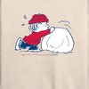 Women's - Peanuts - Linus Snowball Lightweight French Terry Wide Neck Long Sleeve Shirt - 2 of 4