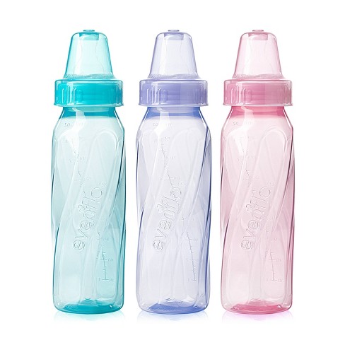 Evenflo Feeding Classic Tinted Bpa Free Plastic Baby Bottles 8oz