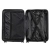 Karl Home 3in1 Set Portable ABS Trolley Case 20 inch / 24 inch / 28 inch Black - 2 of 4