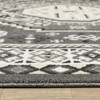 Captiv8e Designs Roman Nomadic Traditional Gray/Ivory Rug - 3 of 4