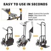 NAYSAYE Lightweight Folding Dolly Portable Design for Easy Travel and Home Use, Black, 23.4"*15.9"*35.8" - 4 of 4