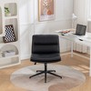 NicBex Adjustable Office Chair with Wheels,Leather Ergonomic Computer Chair,Swivel Desk Chair for Adult,Student - 2 of 4