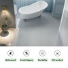 Vynxaria 12 Piece Set of 12x12 Gray Plastic Interlocking Tiles with Pebble Pattern, Waterproof  Slip  Resistant for Bathroom, Patio, etc. - 4 of 4