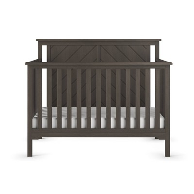 Image of Child Craft Forever Eclectic Hampton Flat Top 4-in-1 Convertible Crib - Dapper Gray