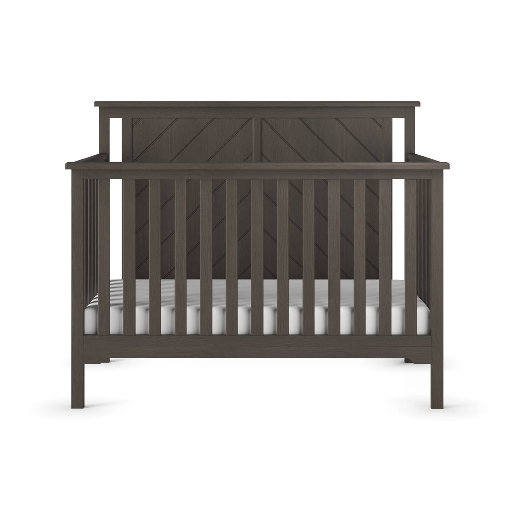 Child Craft Forever Eclectic Hampton Flat Top 4-in-1 Convertible Crib - Dapper Gray -  81473479