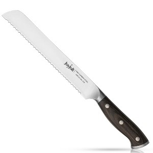 JoyJolt 8” Bread Knife Serrated Stainless Steel Kitchen Knife - 1 of 4
