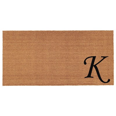 Calloway Mills 153623048A Urban Chic Monogram Doormat 30 In. x 48 In.