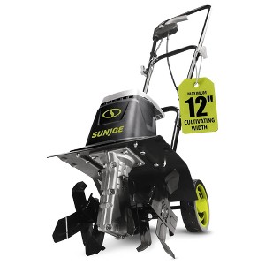 Sun Joe Electric Garden Tiller/Cultivator, 3 Position Height Adjustment, TJ602E - 1 of 4