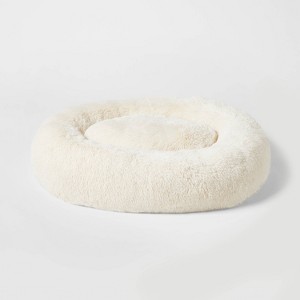 Donut Bolster Dog Bed - Boots & Barkley™ - Cream - 1 of 3
