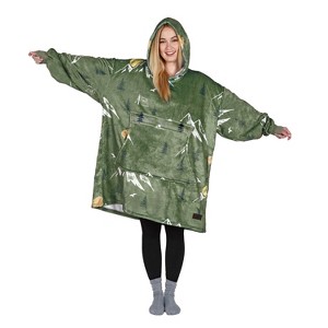 Catalonia Women's Oversized Hoodie Sweatshirt, Casual Pullover Sweater with front Pocket, Valentine’s Day Gift for Her - 1 of 4