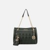 MKF Collection Mabel Quilted Women’s shoulder Bag & Bracelet Keychain with a Credit Card Holder by Mia K - 2 of 4