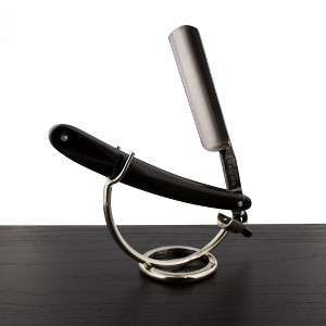 WCS Black Straight Razor, 5/8 Carbon Steel - 1 of 3