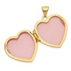 Black Bow Jewelry 14k Yellow Gold 18mm Domed Heart Locket - 4 of 4