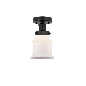Canton - 1 Light Semi-Flush Mount In Industrial Style-9.25 Inches Tall and 5.25 Inches Wide - 1 of 1
