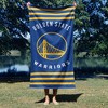 Golden State Warriors NBA Stripes Beach Towel 30 x 60 inches - 4 of 4
