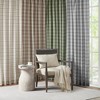 Kumasinova 84"/95"/108" Plaid Rod Pocket Bedroom Curtains,Back Tab Window Curtains with Wool Lining,Insulated kitchen Curtains for Living Room,Bedroom - 3 of 4