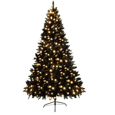Gulches 72in Artificial Black Spruce Tree in Metal Stand 920 Tips 280 ColorChange Lights 11 Modes 6FT Prelit Holiday Decoration