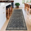 Washable Antique Distressed Area Rugs, Vintage Print Accent Non Slip Large Carpet for Living Room Bedroom Nursery Office Farmhouse Hallway - 3 of 4