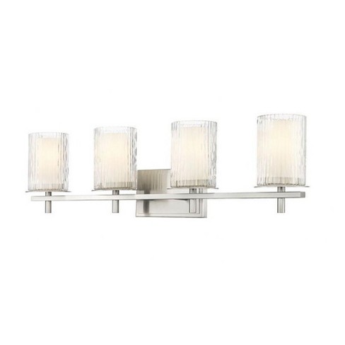 Z-Lite Grayson 4 - Light Vanity in  Brushed Nickel - image 1 of 4