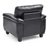 Upholstered Chair with Removable Back, Pocketed Coil Cushions and Foam-Dacron Wrapped Cushions with Hardwood Frame - 4 of 4