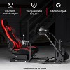 Dardoo Racing Sim Cockpit with Red Gaming Seat, Shifter Mount | Adjustable Frame for Logitech G29, G920, G923 (Steering Wheel Not Included) - 2 of 4
