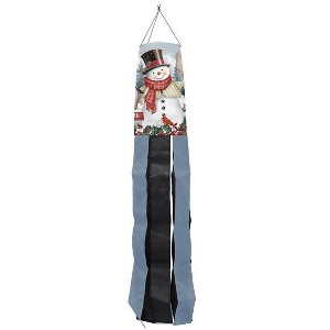 Briarwood Lane Winter Jolly Snowman Welcome Windsock Wind Twister 40x6 - 1 of 2