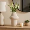 Sculptural 3D Printed Tall Vase for Home Decor - Modern Chic Flower Vase for Coffee Table Decor, Living Room Accent, or Office Syling - 3 of 4