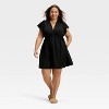 Women's Flutter Short Sleeve Mini A-Line Dress - A New Day™ - 3 of 3