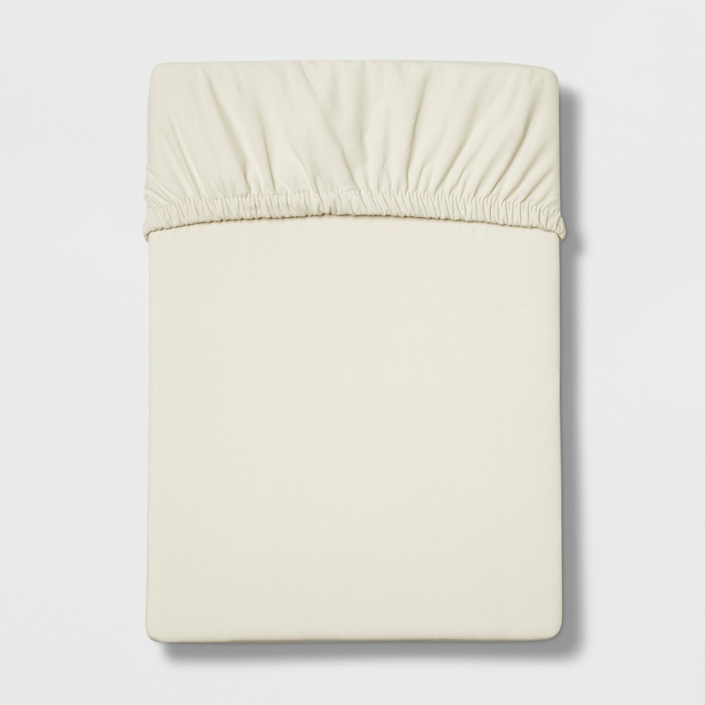 Full 300 Thread Count Ultra Soft Fitted Sheet Set Cream - Threshold was $17.99 now $12.59 (30.0% off)