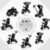 Kinder King 8 in 1 Kids Baby Stroller Tricycle Folding Toddler Trike w/Adjustable Push Handle - 2 of 4