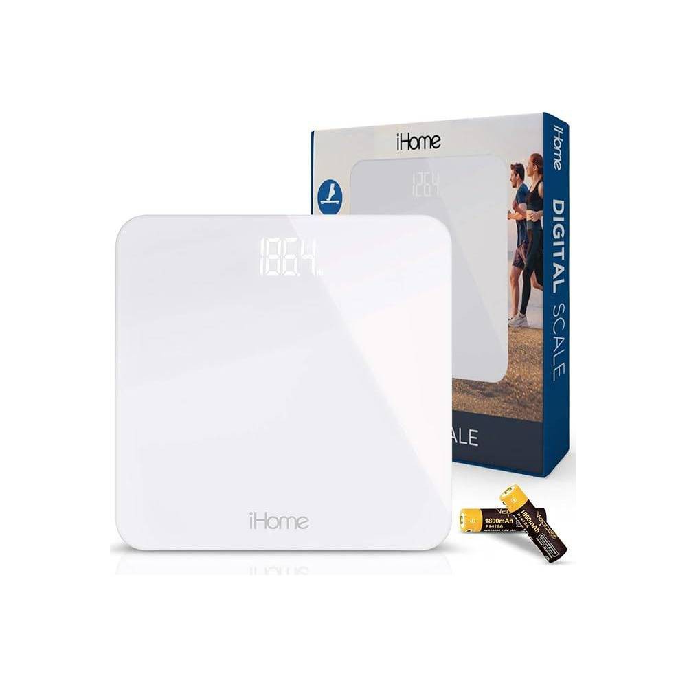 iHome Smart Bathroom Scale Elite White