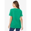 Woman Within Plus Size Perfect Short-Sleeve V-Neck Tee - 3 of 4