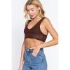 Slickblue Sleeveless Textured Crop Tank, V-Neck Cotton Sweater Style Top for Women, Color and Size Options - 4 of 4
