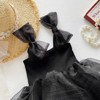 MyKids-USA Baby Girl Black Herbon Style Elegant Princess Tutu Dress - 4 of 4