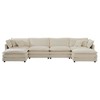 NicBex Couches for Living Room Comfort U-Shaped Couch Chenille Modular Large Sectional Sofa with Reversible Chaise and Double Extra Ottomans - 2 of 4