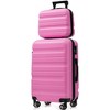 Lyngins 6-Piece Family Hardside Luggage Set – 12" +14" +16" +20" Carry on Luggage, 24" +28" Spinner Suitcases, ABS Lightweight Durable Build - 4 of 4