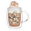 JoyJolt Disney Mickey and Pluto Glass Mugs - Set of 2 Double Wall  Tea Glass Coffee Cups - 13.5 oz - 4 of 4