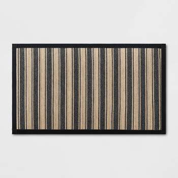 Vintage Striped Rug Black/Brown - Threshold™