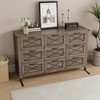 9 Drawers Dresser, Wood Rustic Chests of Drawers for TV Stand - 4 of 4