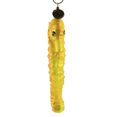 Blu Bom 5.0" Yellow Seahorse Sea Christmas Ornament Ocean  -  Tree Ornaments