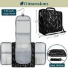 PAVILIA Toiletry Bag Travel Women Men, Hanging Water Resistant Makeup Accessories Cosmetic Organizer Large Essential Kit - 2 of 4