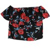 bar III Womens Floral Off the Shoulder Blouse - 2 of 2