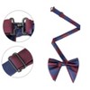 INSPIRE CHIC Men's Pre-tied Striped Adjustable Bow Tie - 2 of 4